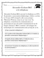 Aperçu - Feuilles d'exercices - Compréhension de lecture - Inventeurs et inventions (10 textes) - Page 2