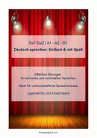 Vorschau - Stundenentwürfe - Deutsch sprechen_Einfach und mit Spass - Deckblatt