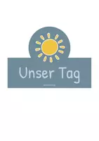 Vorschau - Fördermaterial/Inklusion - Tafelkalender | Lernkalender Grundschule (Dunkelblau) + Wetterkarten - Seite 1
