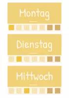 Vorschau - Fördermaterial/Inklusion - Tafelkalender | Lernkalender Grundschule (Gelb) + Wetterkarten - Seite 3
