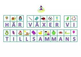 förhandsvisning - Ordjakt Här växer vi tillsammans - sida 1
