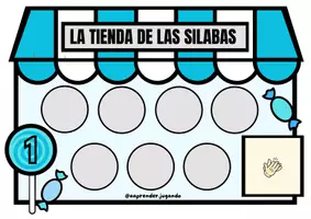 Vista previa - Juegos / Gamificación - La tienda de las sílabas - página 1