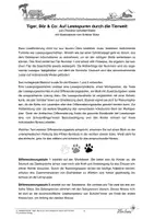 Vorschau - Stundenentwürfe - Lesespurgeschichte: Tiere in der Luft - Seite 1