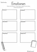 Vorschau - Mal- und Bastelvorlagen - #happyhalloween24 Materialpaket Sketchnote - Seite 1