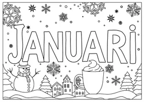 förhandsvisning - Januari - Målarbild och affisch ☕️ - sida 1