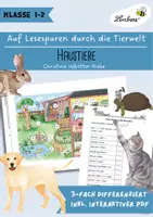 Vorschau - Stundenentwürfe - Lesespurgeschichte: Haustiere - Deckblatt