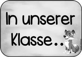 Vorschau - Poster - Klassenregeln für deine Wolfsklasse - Seite 1