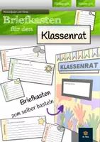 Vorschau - Mal- und Bastelvorlagen - Klassenleitung - Briefkasten für den Klassenrat - Deckblatt