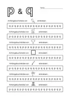 Vorschau - Arbeitsblätter - Buchstaben auseinander halten: b/d, p/q, m/n, f/t, i/j - Seite 2