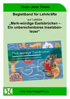 Vorschau - Lehrpläne/Lehrermaterial - Begleitband für Lehrkräfte zur Lektüre „Merk-würdige Eselsbrücken – Ein unberechenbares Inselabenteuer" - Deckblatt