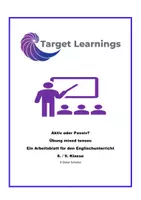 Vorschau - Arbeitsblätter - Aktiv oder Passiv | Englisch | Arbeitsblatt | 8. - 9. Kl. - Deckblatt