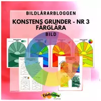 förhandsvisning - Konstens grunder NR 3 - Färglära - försättsblad