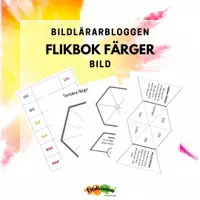 förhandsvisning - Flikbok . Konstens grunder NR 3 - Färger - försättsblad