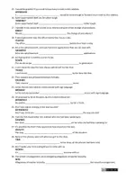 Vista previa - Hojas de trabajo - C1 Key Word Transformations (2) – 30 Sentences - página 3