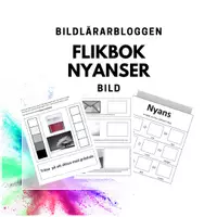 förhandsvisning - Flikbok Konstens grunder NR 5 - Nyanser - försättsblad