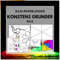 förhandsvisning - Alla sex delarna Konstens grunder i samma bild - försättsblad