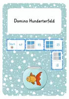 Vorschau - Stationenlernen - Domino Hunderterfeld - Deckblatt
