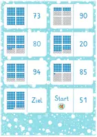 Vorschau - Stationenlernen - Domino Hunderterfeld - Seite 1