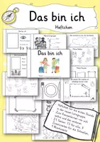 Vorschau - Arbeitsblätter - Heftchen Das bin ich Klasse 1 Ethik #demokratiestaerken Identität - Deckblatt