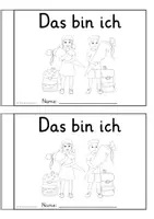 Vorschau - Arbeitsblätter - Heftchen Das bin ich Klasse 1 Ethik #demokratiestaerken Identität - Seite 3