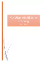 Vorschau - Prüfungsvorbereitung - MindMap mündliche Prüfung Planung Sportfest - Referendariat - Deckblatt