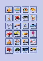 Vista previa - Unidades / Secuencias / Situaciones de Aprendizaje - RULETA MEDIOS DE TRANSPORTE - ATENCIÓN - VOCABULARIO - LECTOESCRITURA - página 3