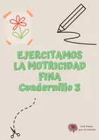 Vista previa - Juegos / Gamificación - Motricidad Fina- Cuadernillo n° 3 - Portada