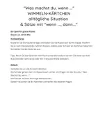 Vorschau - Spiele - Spiel Nebensatz mit WENN & alltägliche Situation / peinlich - Seite 1