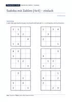 Vorschau - Arbeitsblätter - Materialpaket SUDOKU - Seite 1