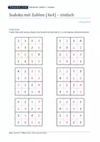 Vorschau - Arbeitsblätter - Materialpaket SUDOKU - Seite 2