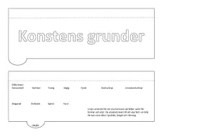 förhandsvisning - Flikbok för alla Konstens grunder NR 1-6 - sida 1