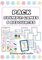 Vorschau - Stationenlernen - PAKET: OLYMPISCHE SPIELE - Deckblatt
