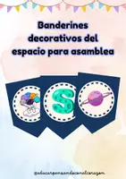 Vista previa - Decoración del aula - Pack decoración de aula: El espacio. - página 1