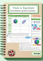 Vorschau - Arbeitsblätter - Materialpaket: Viren und Bakterien - Seite 1