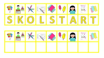 förhandsvisning - Ordjakt skolstart - sida 1