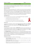 Vorschau - Arbeitsblätter - Arbeitsblätter mit allgemeinen Informationen zu HIV & AIDS - Seite 1