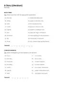 Vorschau - Arbeitsblätter - A Story (Literature) - Seite 1