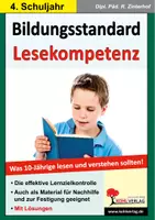 Vorschau - Arbeitsblätter - Bildungsstandard Lesekompetenz Klasse 4 | Textverständnis, Sachtexte, Erzählungen, Gedichte, Fabeln, Sagen, Lernzielkontrolle | Deutsch Grundschule Klasse 4 Lösungen - Deckblatt