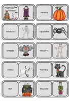 Vorschau - Spiele - Halloween - Domino Spiel (Französisch / Français) - Seite 1