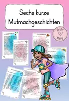 Vorschau - Arbeitsblätter - Mutmachgeschichten (Willkommensgruß/ Schulstart) - Deckblatt