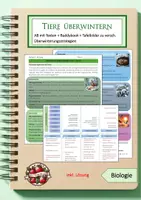 Vorschau - Arbeitsblätter - Überwinterungsstrategien - Deckblatt
