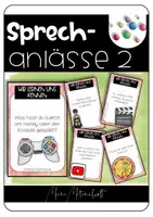 Vorschau - Spiele - Sprechanlässe zum Kennenlernen am ersten Schultag Part 2 - Deckblatt