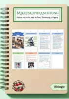 Vorschau - Arbeitsblätter - Fächer - How to Mikroskopieren - Deckblatt