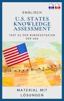 Vorschau - Spiele - U.S. States Knowledge Assessment - Test zu den Bundesstaaten der USA - Deckblatt