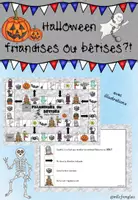 Vorschau - Stationenlernen - Halloween - Friandises ou bêtises - Deckblatt