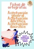 Vista previa - Tarjetas / Manipulativos - Fichas de ortografía acentual - Portada