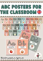 Vista previa - Decoración del aula - ABC posters for the classroom_ ENGLISH ALPHABET - Portada