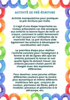 Aperçu - Matériel pour travaux manuels / dessin - ACTIVITÉ Pre écriture - Page 2