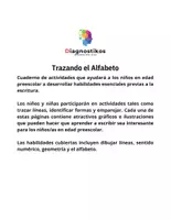 Vista previa - Unidades / Secuencias / Situaciones de Aprendizaje - "Traza el Alfabeto" para Preescolares - página 2