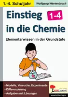 Vorschau - Arbeitsblätter - Einstieg in die Chemie Klasse 1-4 | Experimente, Stoffe, Stoffeigenschaften, chemische Reaktion, Kristalle, Versuche | Sachunterricht Chemie Grundschule Klasse 1-4 Lösungen - Deckblatt